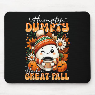 Humpty Dumpty hatte einen großen Fall Funny Egg Th Mousepad
