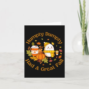 Humpty Dumpty hatte einen großen Fall Funny Happy  Karte