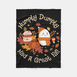 Humpty Dumpty hatte einen großen Fall glücklichen Fleecedecke