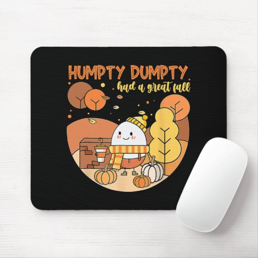 Humpty Dumpty hatte einen großen Fall glücklichen Mousepad (Mit Mouse)