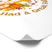 Humpty Dumpty hatte einen großen Fall glücklichen Poster (Ecke)