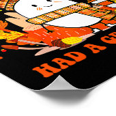 Humpty Dumpty hatte einen großen Fall glücklichen  Poster (Ecke)