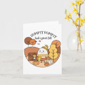 Humpty Dumpty hatte einen großen Fall Karte (Gelbe Blume)