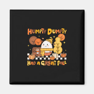 Humpty Dumpty hatte einen großen Herbst-Pumpkin al Magnet