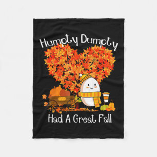 Humpty Dumpty hatte einen großen Herbstrückgang - Fleecedecke
