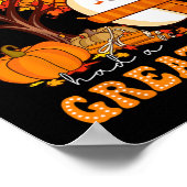 Humpty Dumpty hatte im Herbst einen großen Ernteda Poster (Ecke)