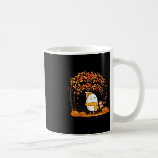 Humpty Dumpty hatte im Herbst einen großen Fall Er Kaffeetasse (Rechts)