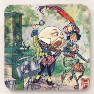 Humpty Dumpty in Wonderland Getränkeuntersetzer