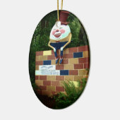 Humpty Dumpty Keramik Ornament (Links)
