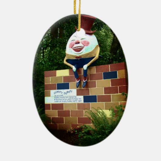Humpty Dumpty Keramik Ornament (Hinten)