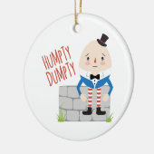 Humpty Dumpty Keramik Ornament (Links)
