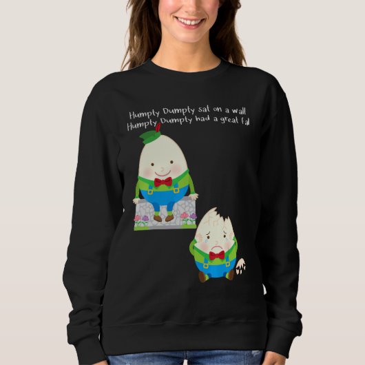 Humpty Dumpty Kids Kinderzimmer Song Rhyme Sweatshirt (Vorderseite)