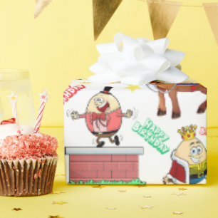 Humpty Dumpty Kindergeburtstag Party Geschenkpapier