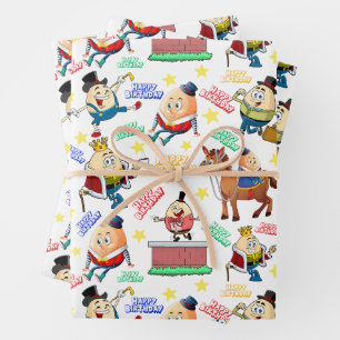 Humpty Dumpty Kindergeburtstag Party Geschenkpapier Set
