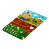 Humpty Dumpty Kinderreim-Magnet Magnet (Linke Seite)