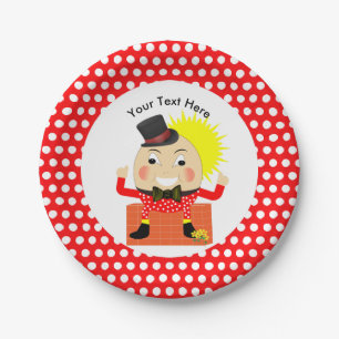 Humpty Dumpty Kinderzimmer Rhyme Niedlich Personal Pappteller