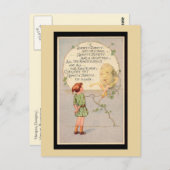 Humpty Dumpty Kinderzimmer Rhyme Postkarte (Vorne/Hinten)