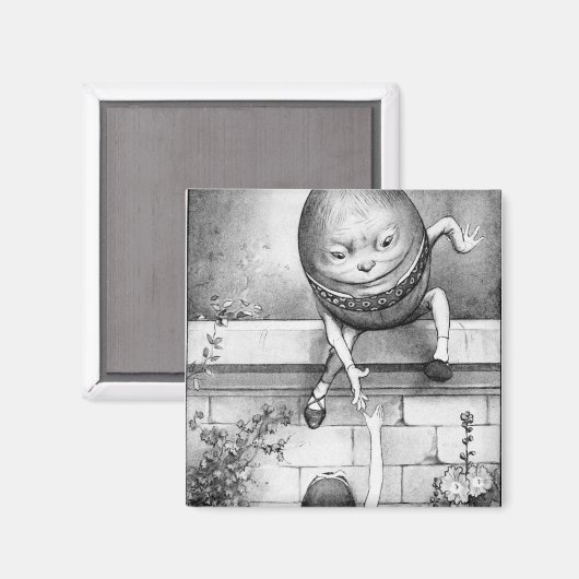 Humpty Dumpty Magnet (Vorderseite/Rückseite)