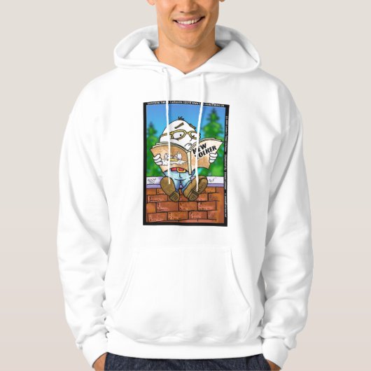 Humpty Dumpty New Yolker Funny Hoodie von Rick Lon (Vorderseite)