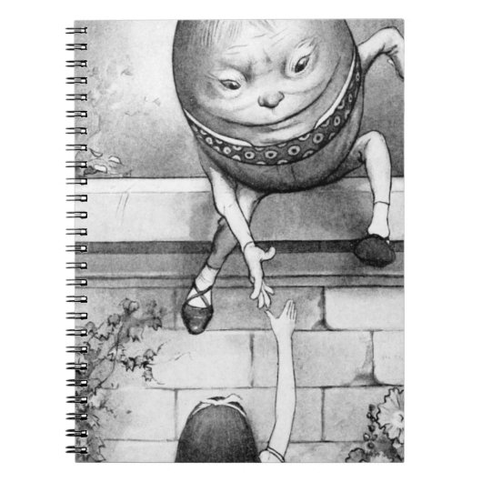 Humpty Dumpty Notizblock (Vorderseite)