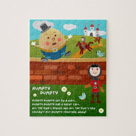 Humpty Dumpty Nursery Rhyme Puzzle (Vertikal)