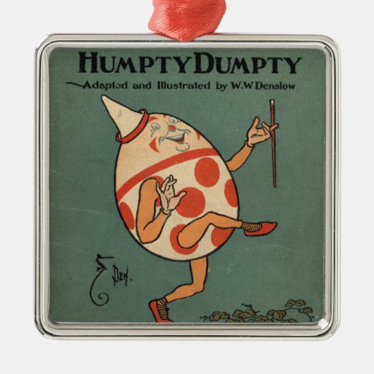 Humpty Dumpty Ornament Aus Metall (Vorne)