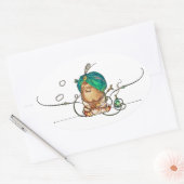 Humpty Dumpty Ovaler Aufkleber (Umschlag)