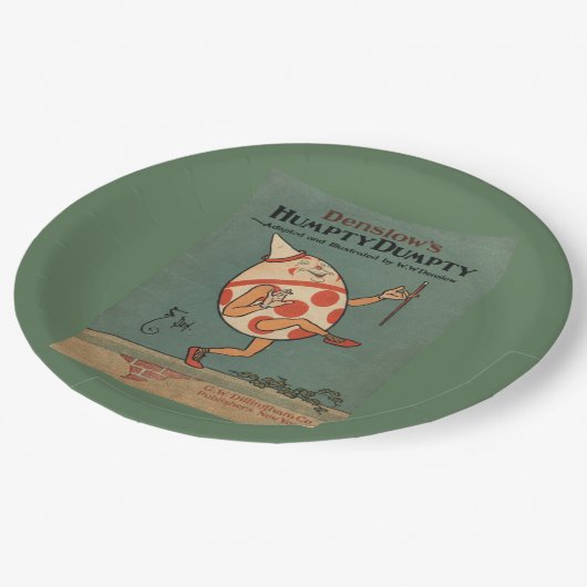 Humpty Dumpty Paper Plate Pappteller (Schrägansicht)