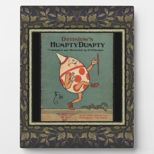 Humpty Dumpty Plaque Fotoplatte (Vorderseite)