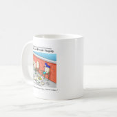 Humpty Dumpty Police Investigation Funny Gifts Kaffeetasse (Vorderseite Links)