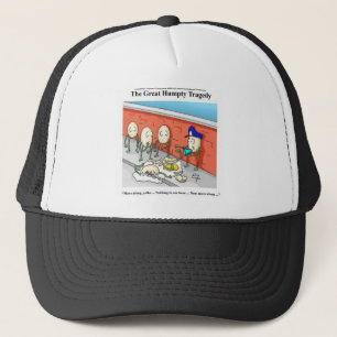 Humpty Dumpty Police Investigation Funny Gifts Truckerkappe