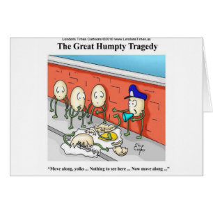 Humpty Dumpty Polizei-Ermittlung Lustige Geschenke