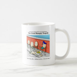 Humpty Dumpty Polizei-Ermittlung Lustige Geschenke Kaffeetasse