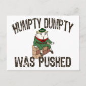 Humpty Dumpty Postkarte (Vorderseite)
