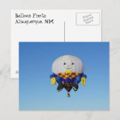 Humpty Dumpty Postkarte (Vorne/Hinten)