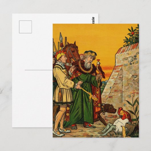 ‚Humpty Dumpty‘ Postkarte (Vorne/Hinten)