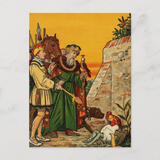 ‚Humpty Dumpty‘ Postkarte (Vorderseite)