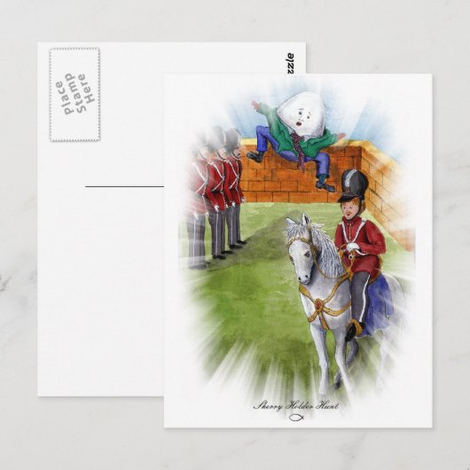 HUMPTY DUMPTY POSTKARTE (Vorne/Hinten)