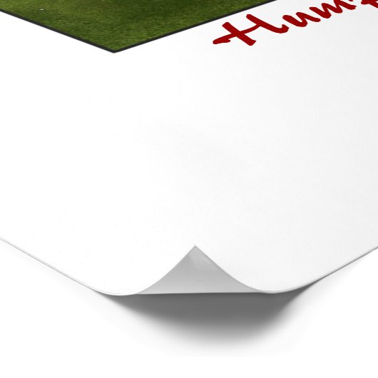 Humpty Dumpty Print Poster (Ecke)