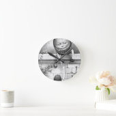Humpty Dumpty Runde Wanduhr (Zuhause)