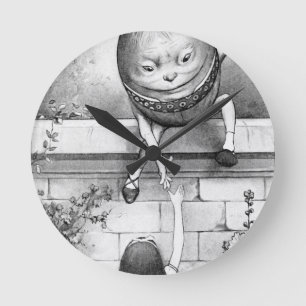Humpty Dumpty Runde Wanduhr