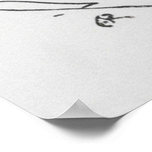 Humpty Dumpty saß an der Wand von Arthur Rackham Poster (Ecke)