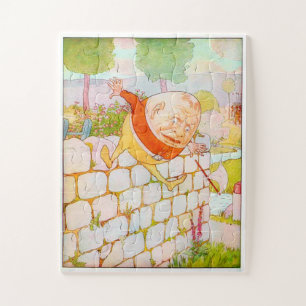 Humpty Dumpty Sat auf einer Mauer Puzzle