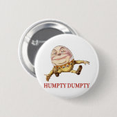 HUMPTY DUMPTY SAT AUF EINER WAND - KINDERZIMMER RH BUTTON (Vorne & Hinten)