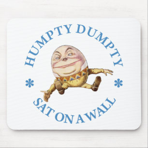 HUMPTY DUMPTY SAT AUF EINER WAND - KINDERZIMMER RH MOUSEPAD