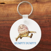 HUMPTY DUMPTY SAT AUF EINER WAND - KINDERZIMMER RH SCHLÜSSELANHÄNGER (Vorderseite)