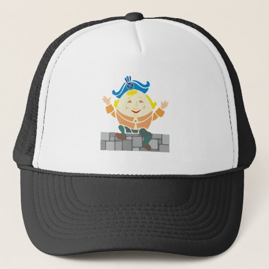 Humpty Dumpty sat on a wall... Truckerkappe (Vorderseite)