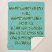 HUMPTY DUMPTY SHERPADECKE (Vorderseite)