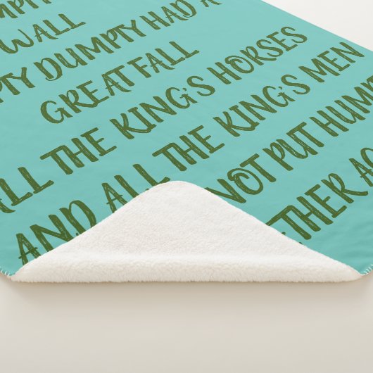 HUMPTY DUMPTY SHERPADECKE (3/4)