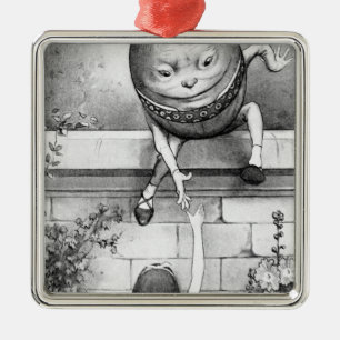 Humpty Dumpty Silbernes Ornament